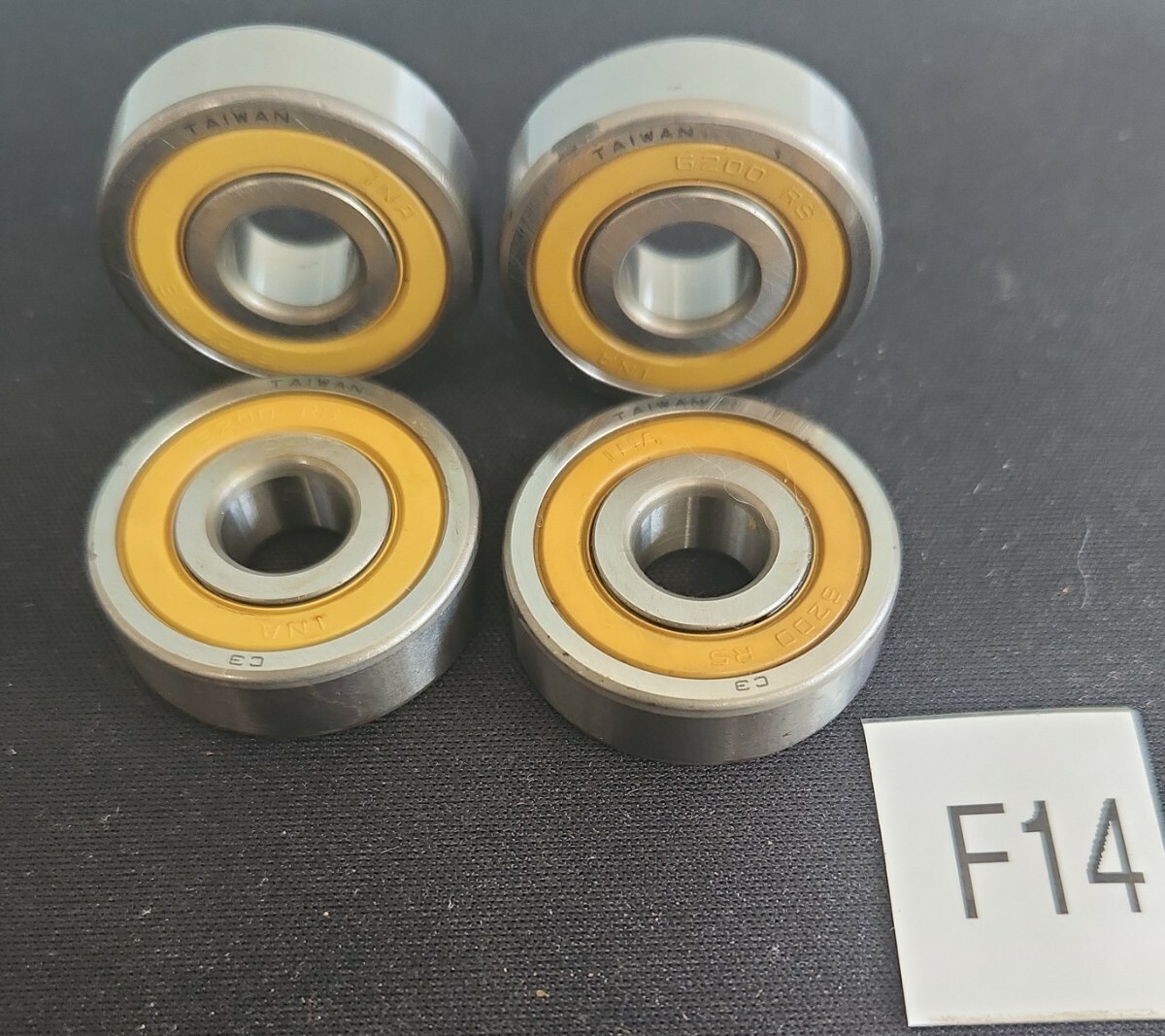 *NEW, PACK OF 4* INA 6200 RS SINGLE ROW BEARINGS *FAST 🇺🇸 SELLER