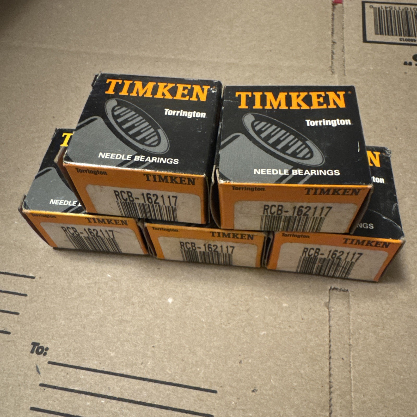 Timken Torrington Needle Bearing RCB-162117 1″ Bore Lot Of 5