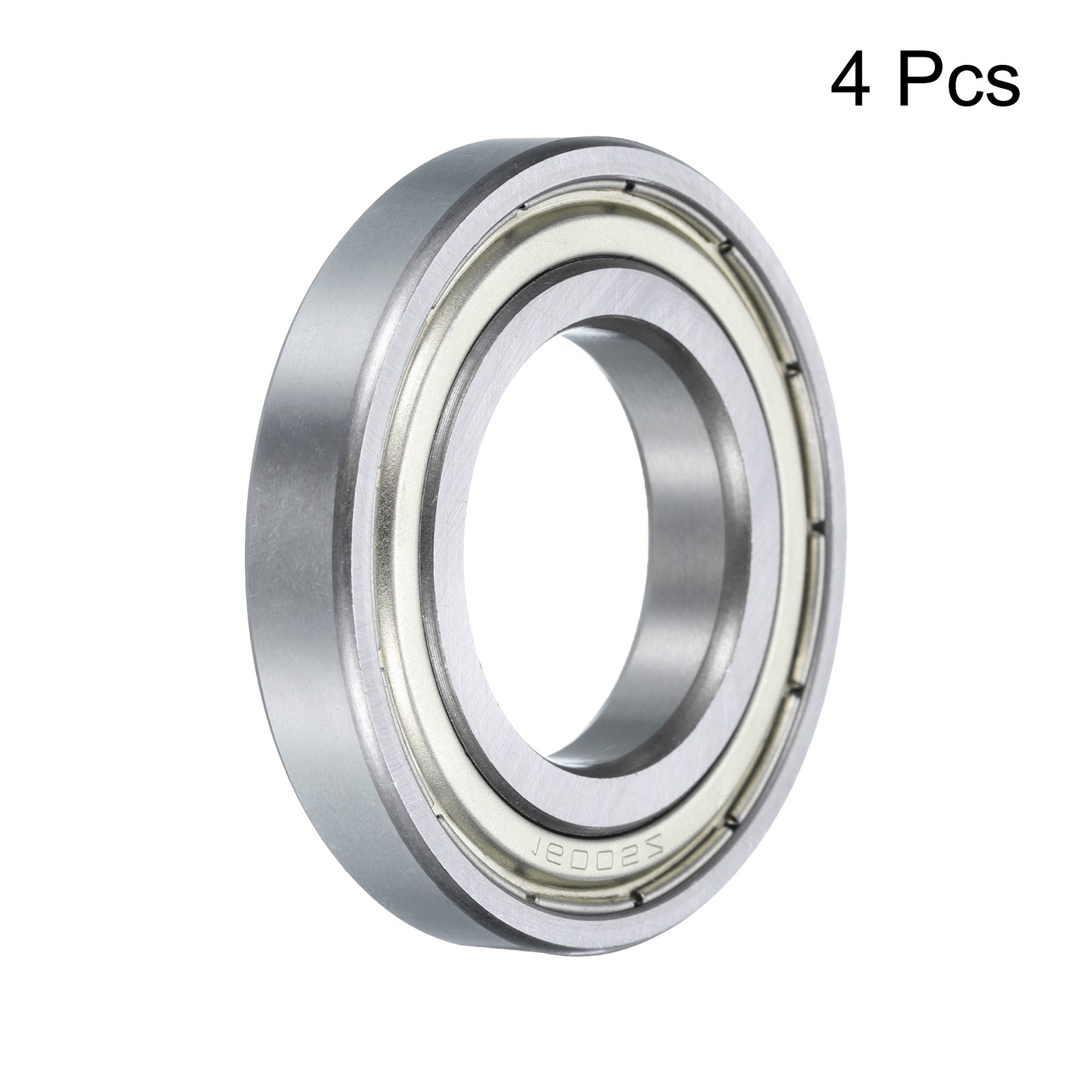 4Pcs 16005-2Z Deep Groove Ball Bearing,25x47x8mm Chrome Steel Z0 ABEC1