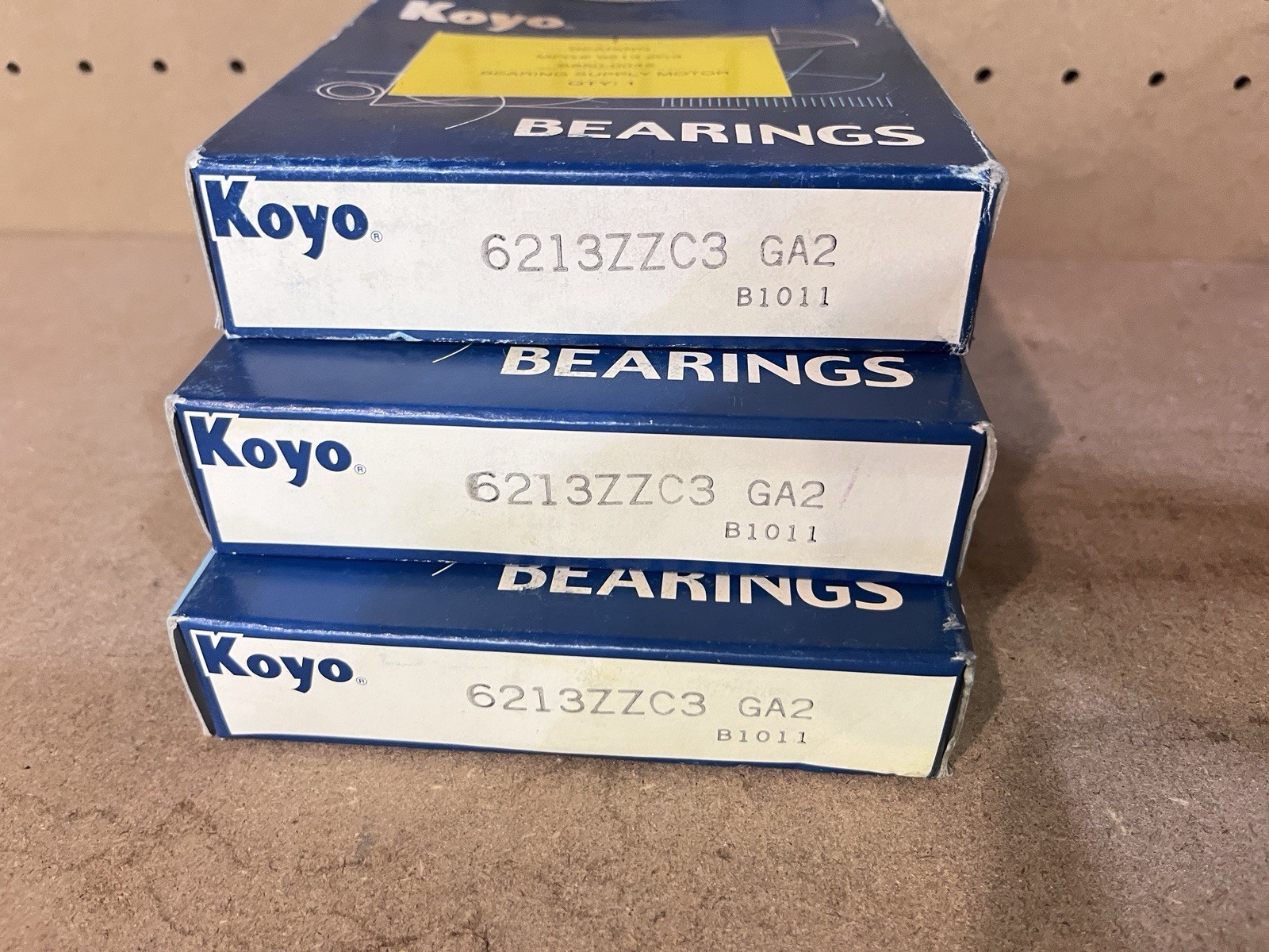 3PCS Koyo 6213ZZC3 GA2 Ball Bearing Japan SAME DAY SHIP NO BROKERAGE