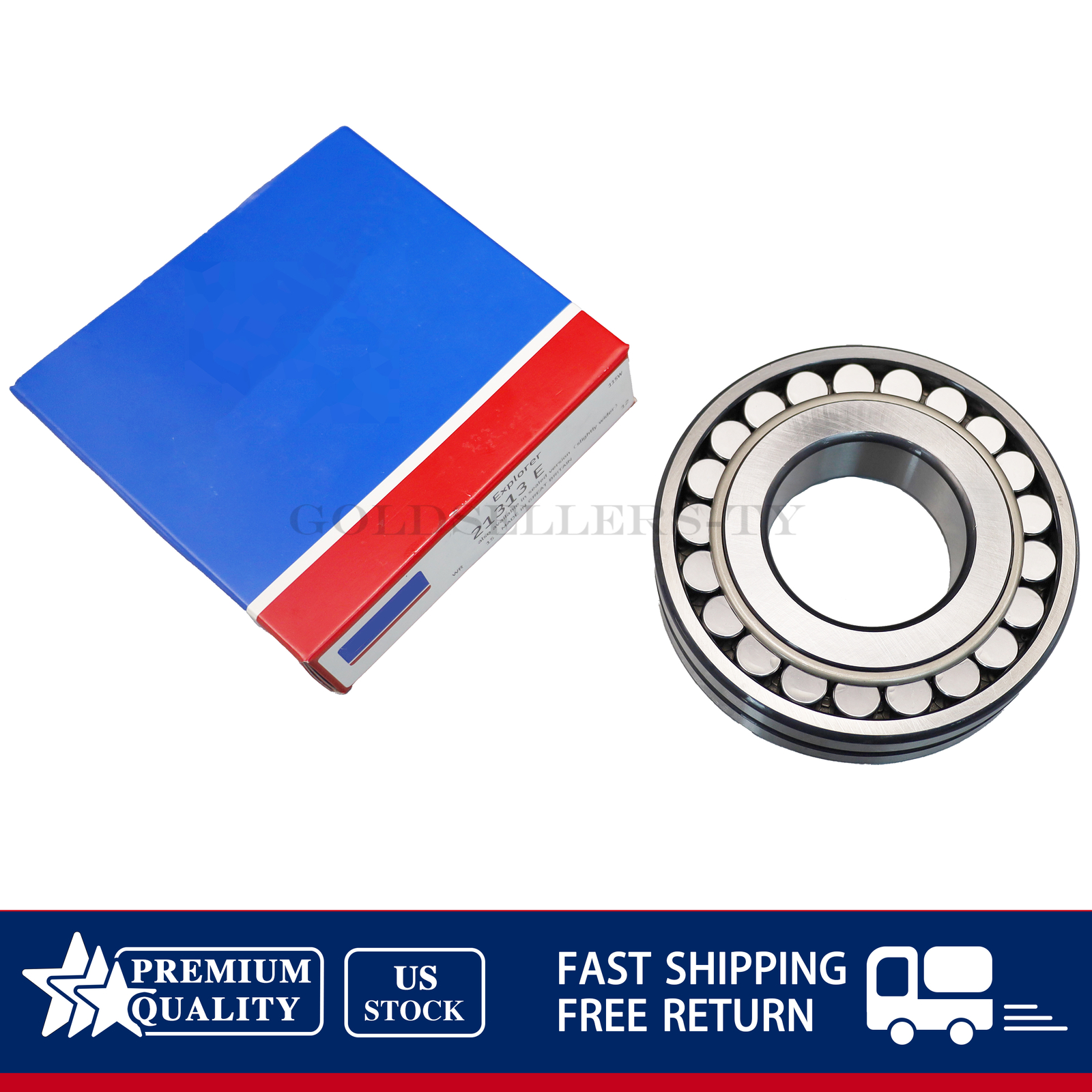 New Spherical Roller Bearings 65 x 140 x 33mm for SKF 21313 E / C3 21313 E