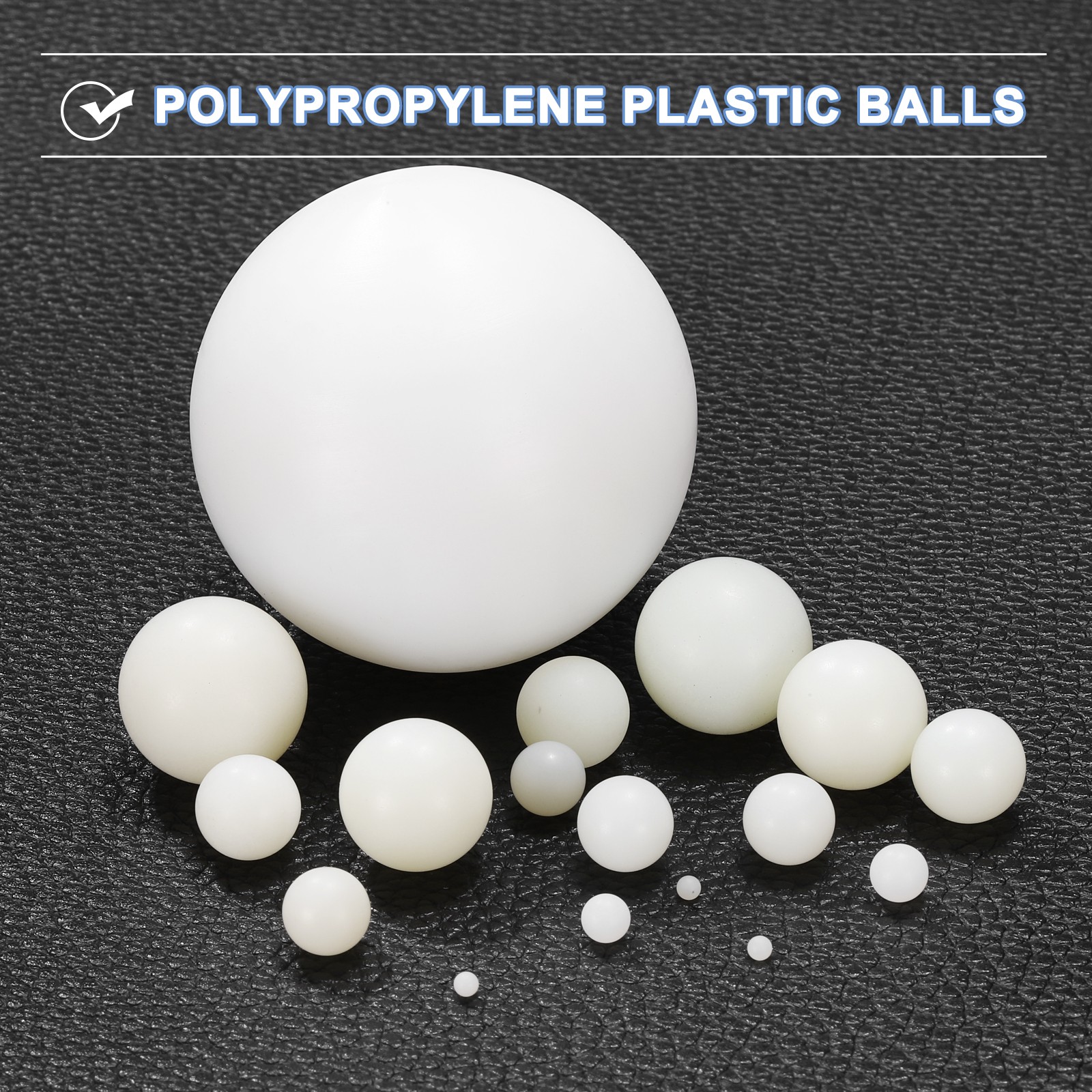 100Pcs, Nylon Bearing Balls 3.5mm Solid Plastic Balls G1 Precision White