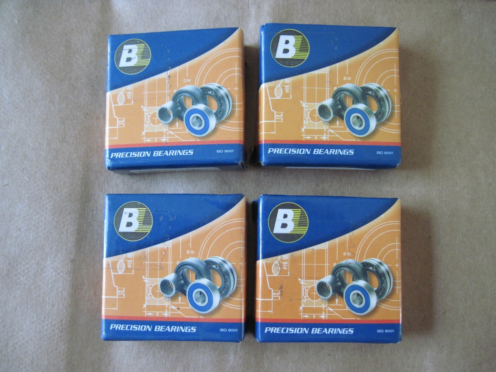 Lot of 4 6004 2RS/C3 PRX Deep Groove Radial Ball Bearing 20mm x 42mm x 12mm