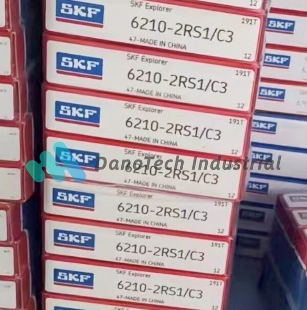 1PC NEW SKF 6210-2RS1/C3 Deep Groove Ball Bearing #DA