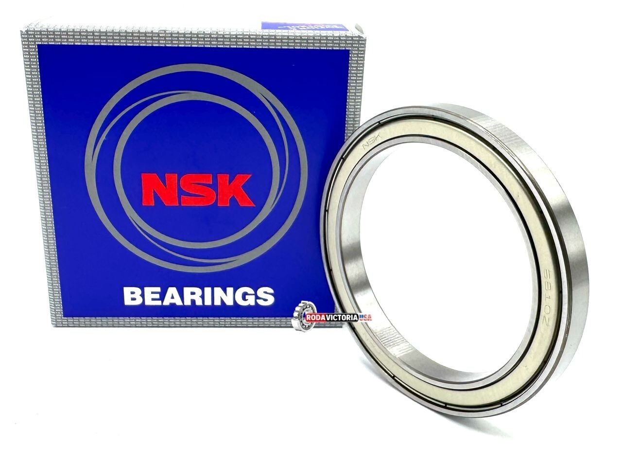 NSK Japan 6810 ZZ CM Deep Groove Ball Bearing, Metal Shielded 61810 50x65x7 mm