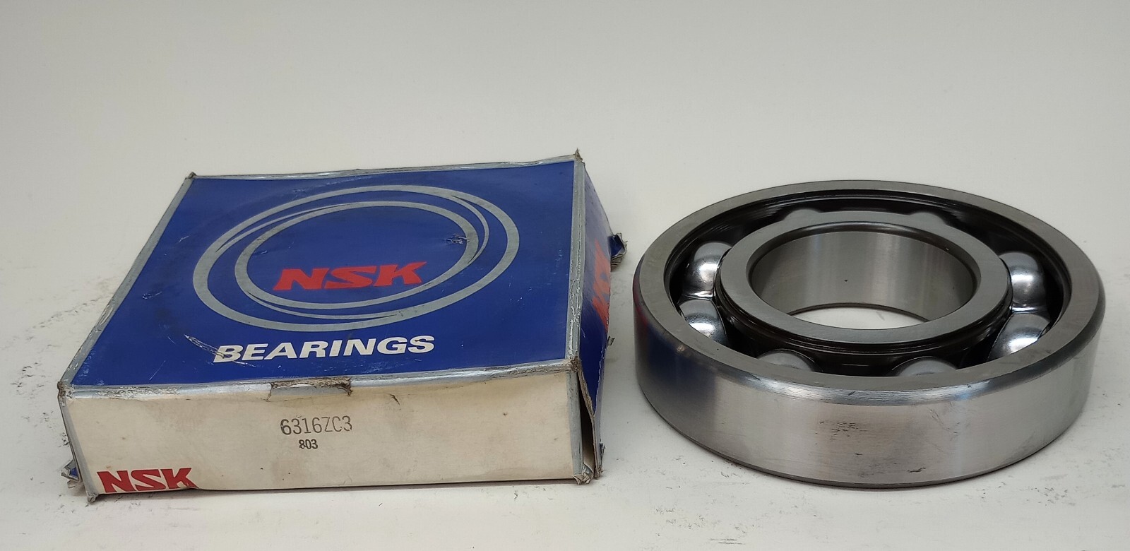 NSK 6316ZC3 Ball Bearing Deep Groove 80mm ID X 170mm OD X 39mm W