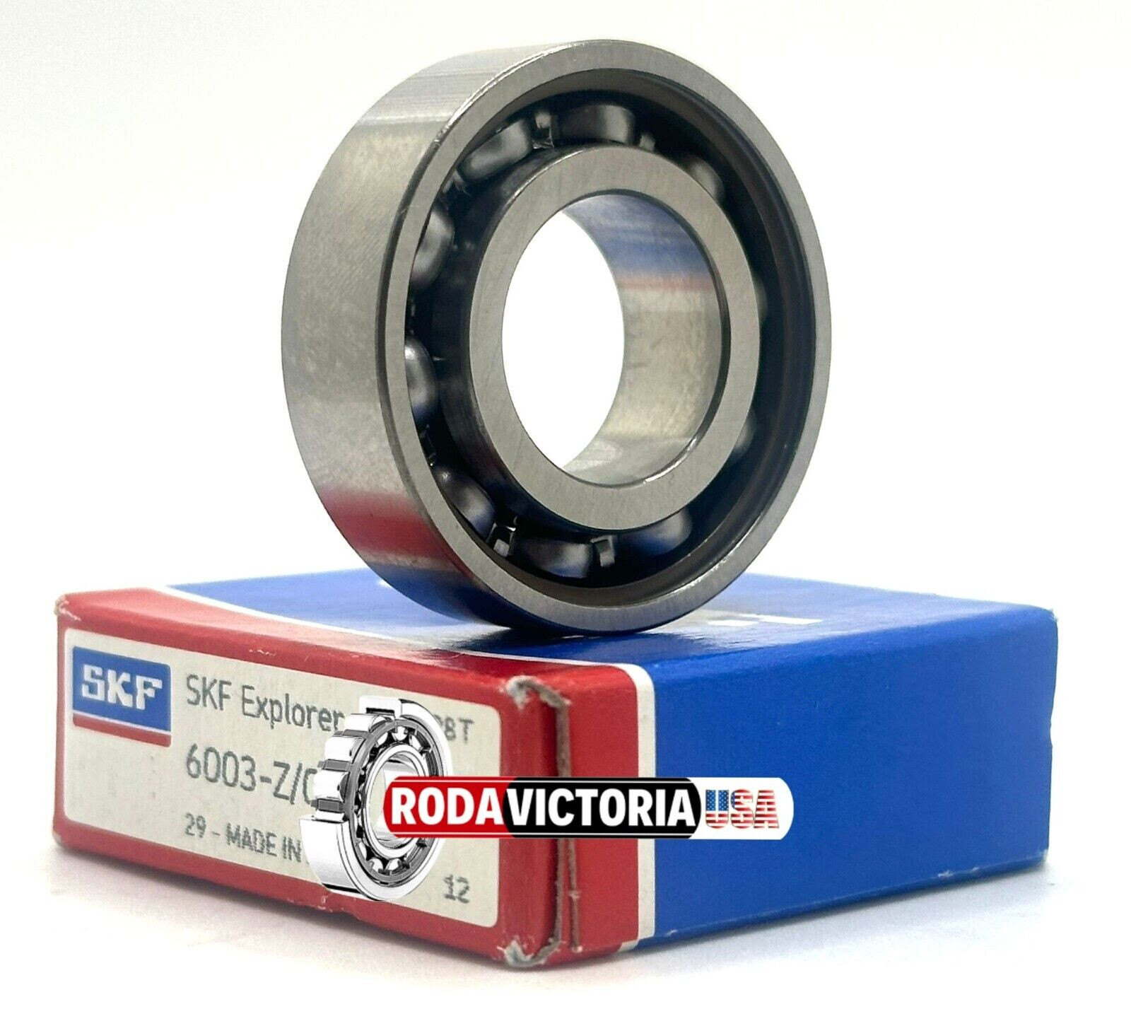 SKF 6003 Z BALL BEARING, METAL SHIELDED ONE SIDE 17x35x10mm