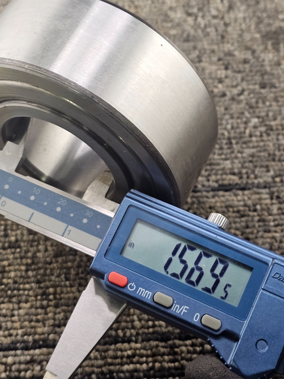CONSOLIDATED 3308B2ZR-TNG-C3: Double-Row angular Contact Ball Bearing 3.5″ OD