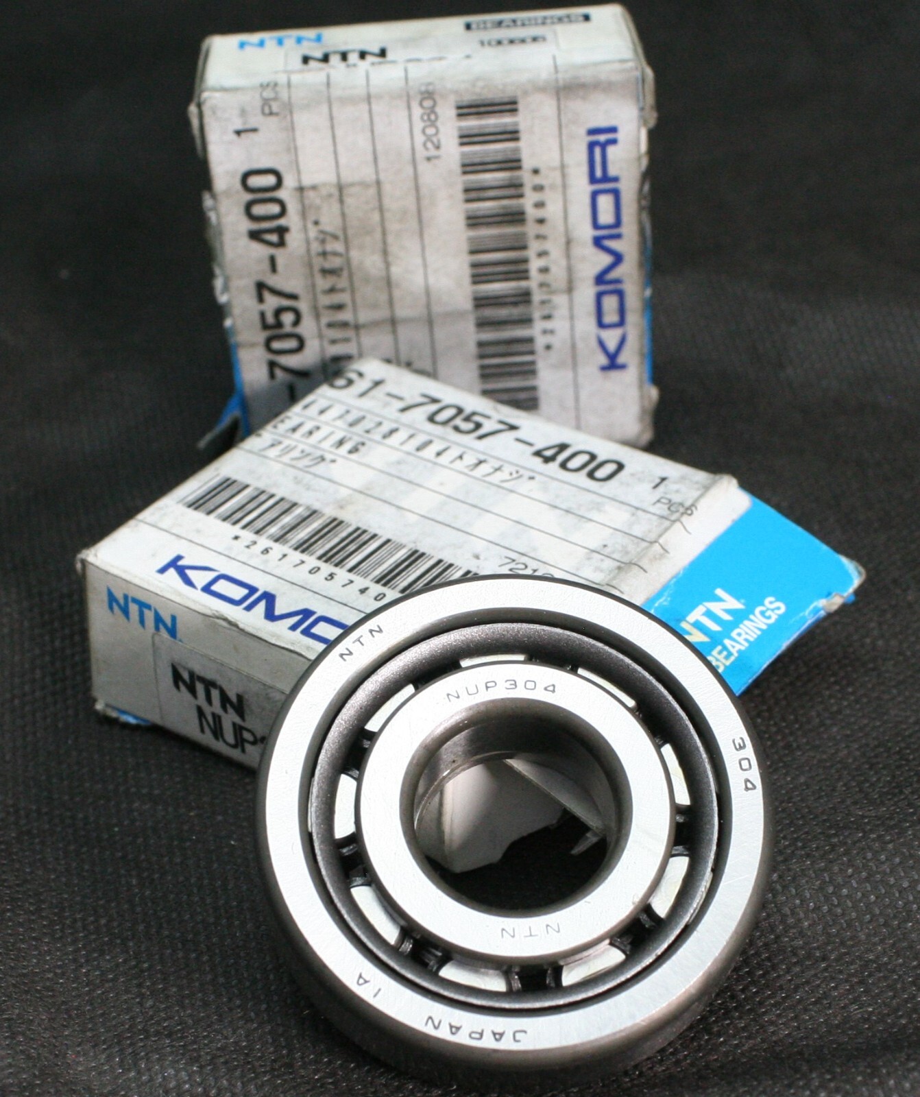 One (1) NTN NUP304 Cylindrical Roller Bearing 20MM Bore Japan