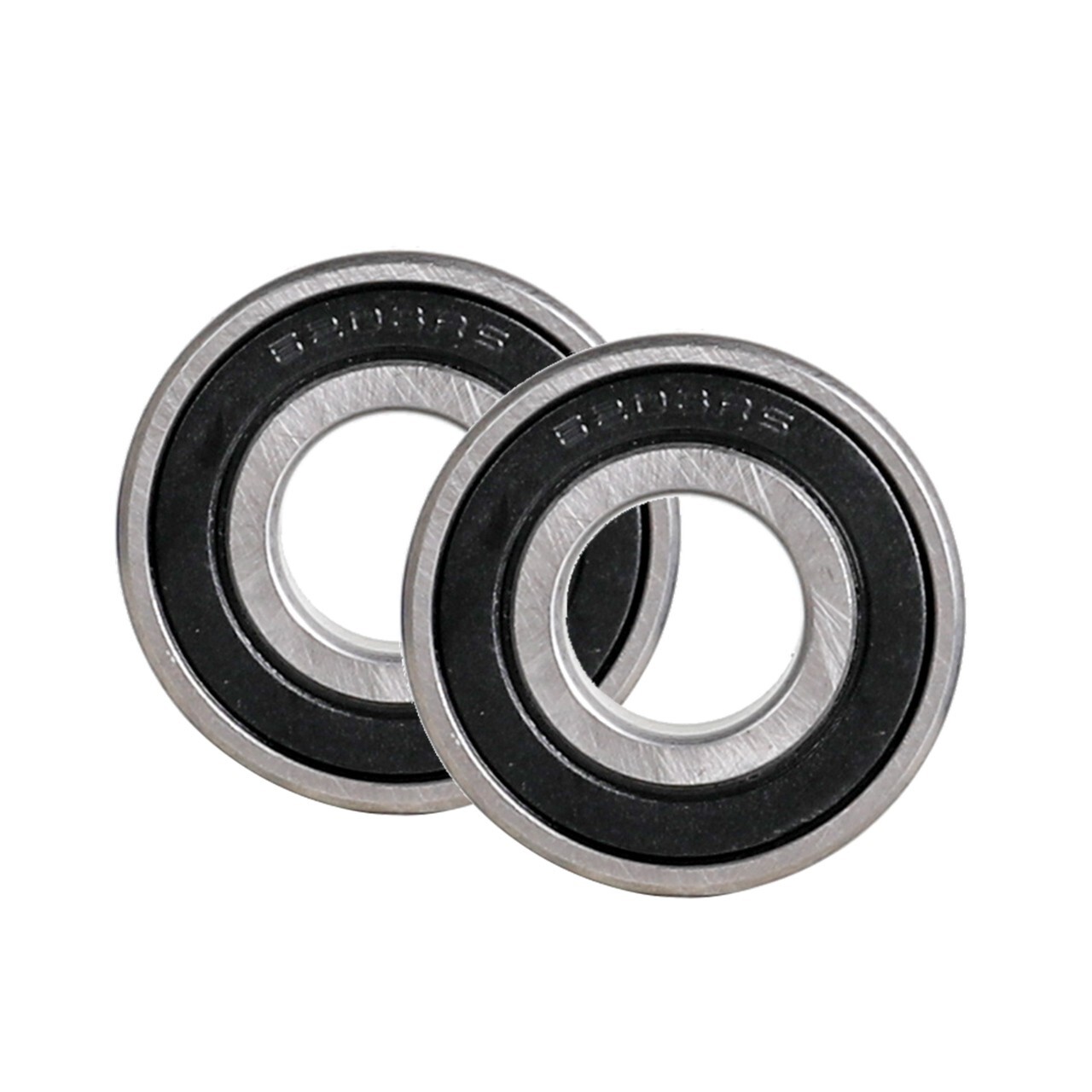 2pcs 6203RS High Quality Two Side Rubber Seal Ball Bearing 17x40x12 6203RS