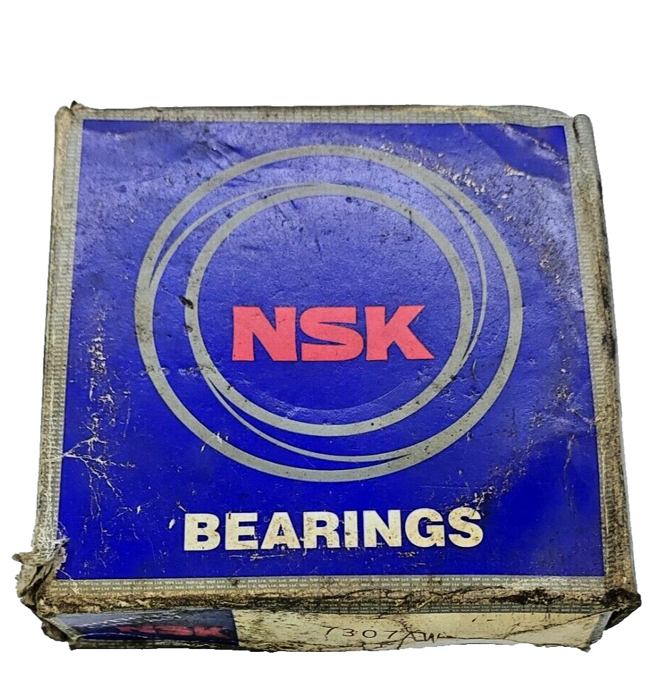 NSK JAPAN 7307 AW ANGULAR CONTACT Ball Bearings 35x80x21 mm Steel Cage