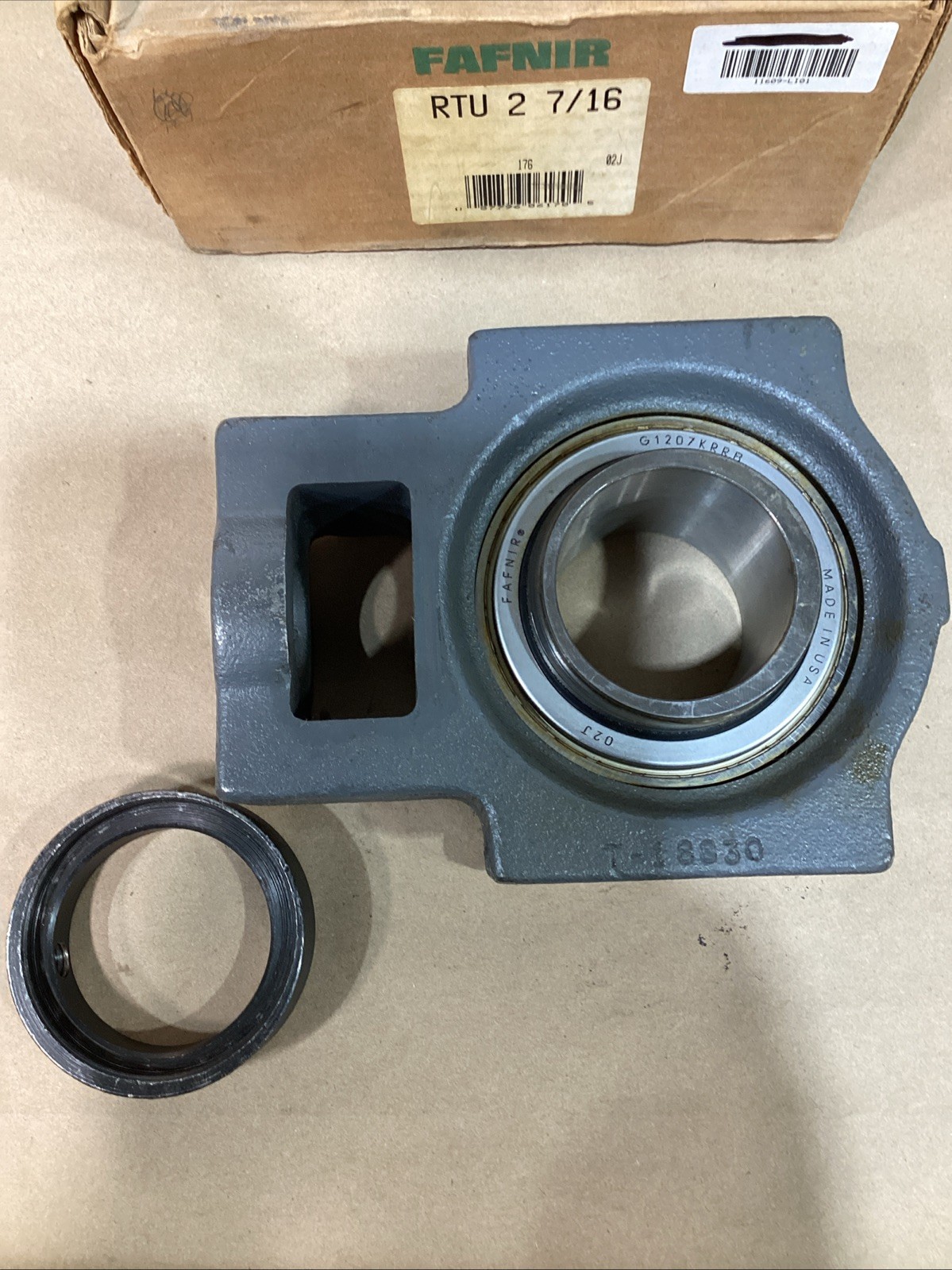 Fafnir RTU2 7/16 New Ball Bearing Take Up Bore
