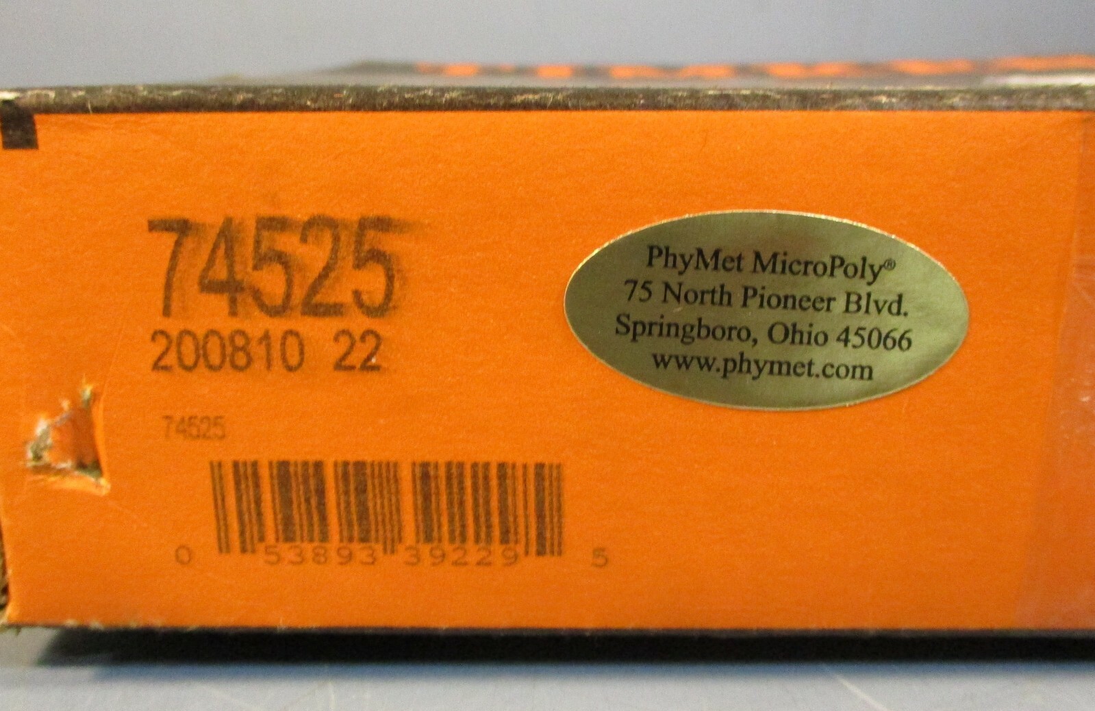Timken 74525 Tapered Roller Bearing Cone 5.25″ Bore PhyMet Micropoly Filled