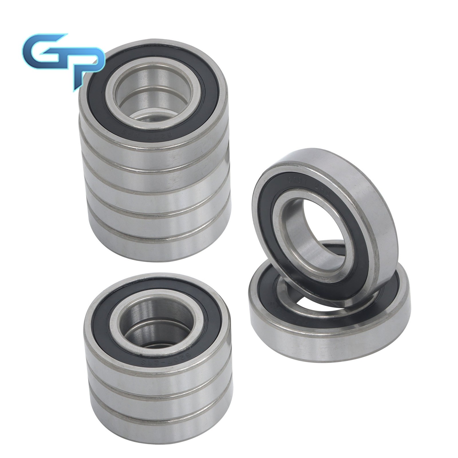 6207-2RS Deep Groove Ball Bearings 10Pack 35x72x17mm Set