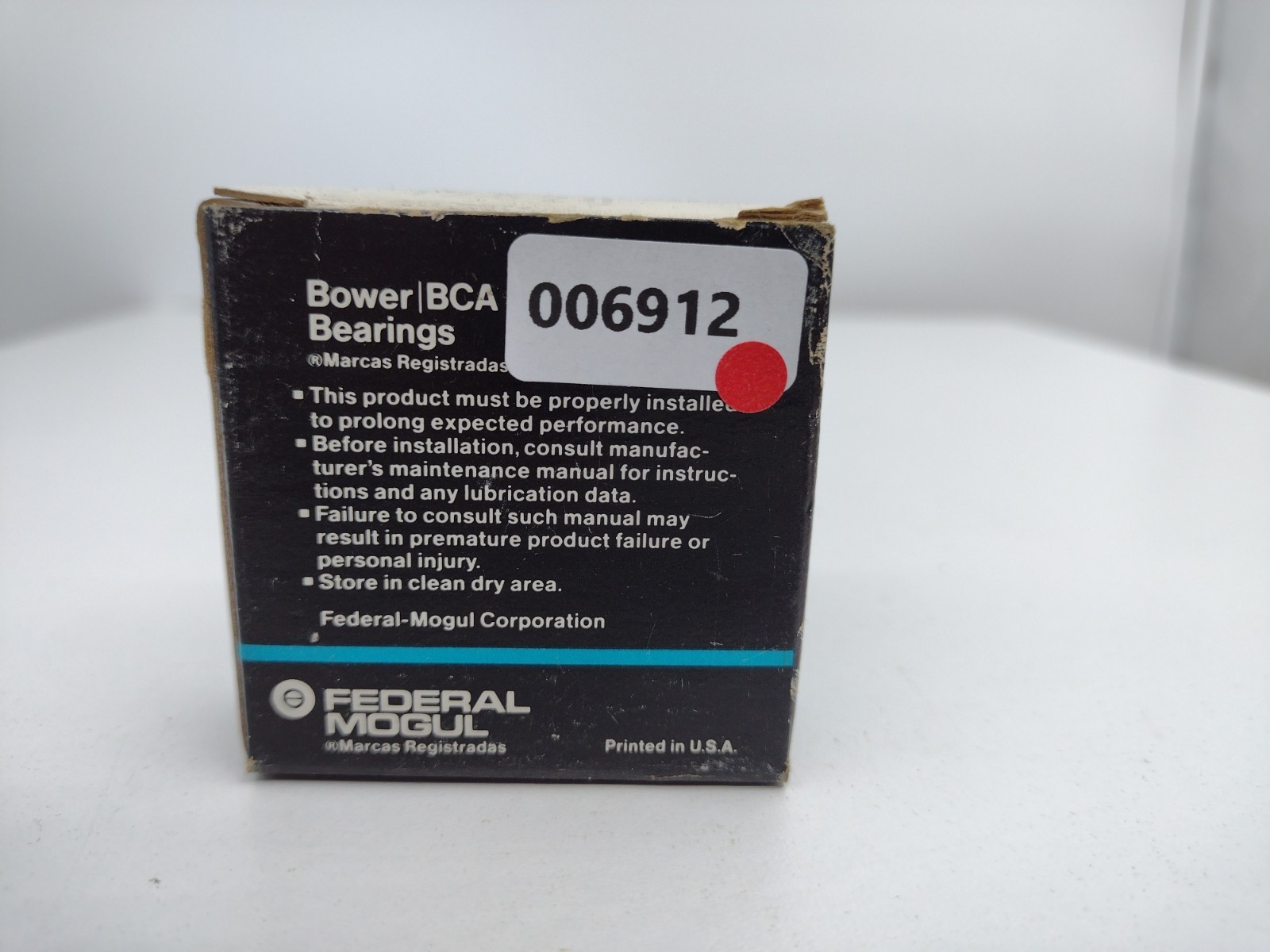*** Bower/BCA 12520 Tapered Roller Bearing Cup 1.938-inch OD