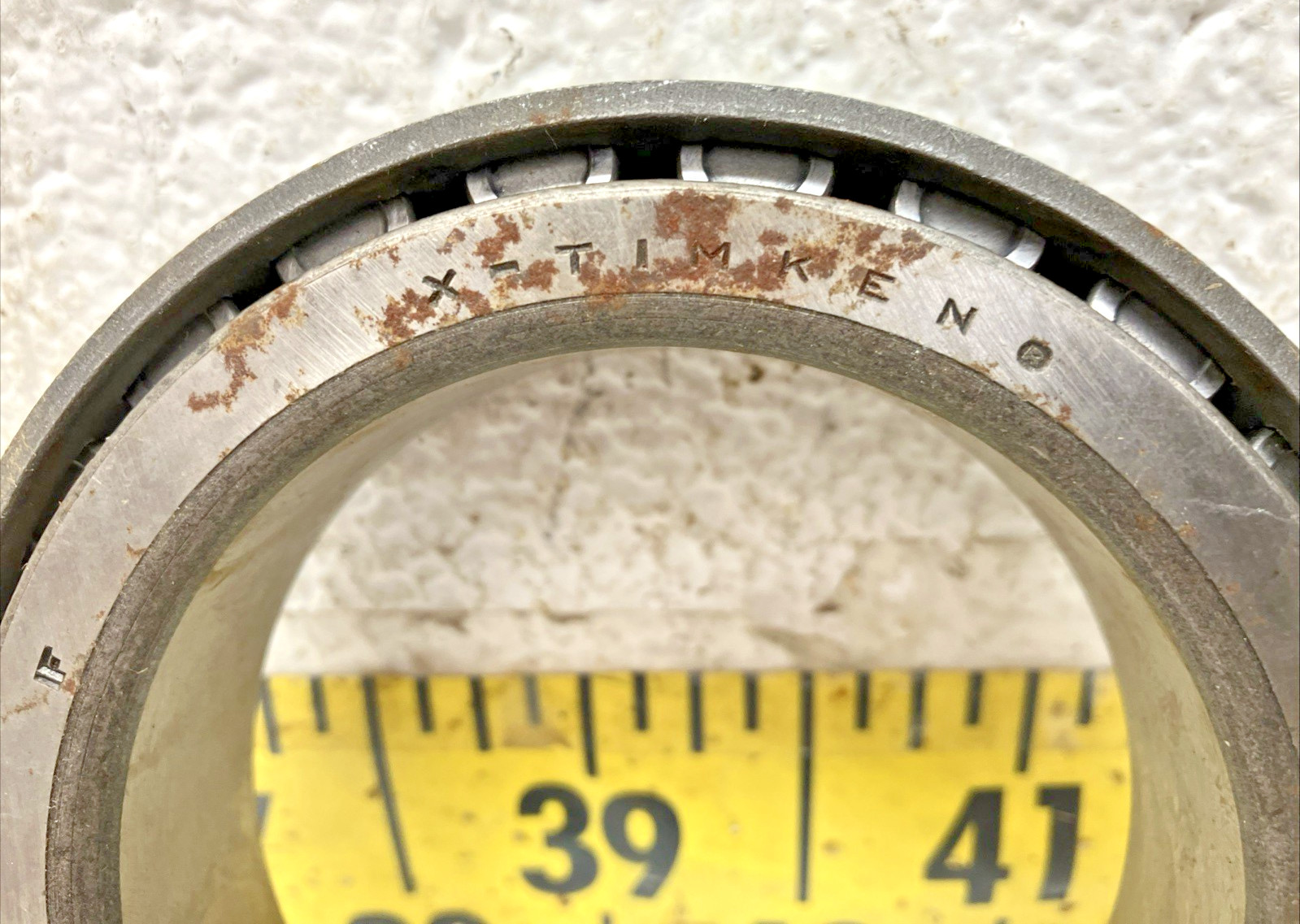NOS Timken Tapered Roller Bearing 497 Bore: 3.37″ x OD 5.375″ x Width 1.172″ (1)