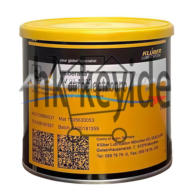 New KLUBER Lubrication Kluberalfa YV 93-1202 Grease 1Kg (2.2 LB) SAFE RELIABLE