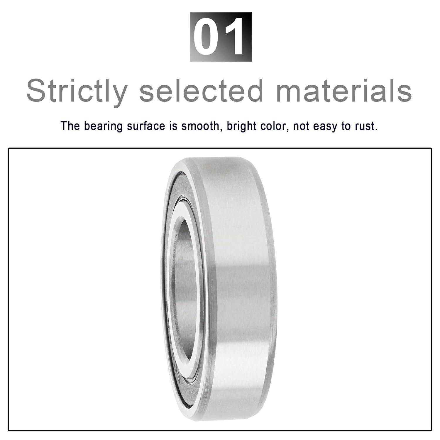 qty. 10 CLAHJQX 10 Pcs 6005RS Bearing 6005 2RS Deep Groove Ball Bearing 25x47x12