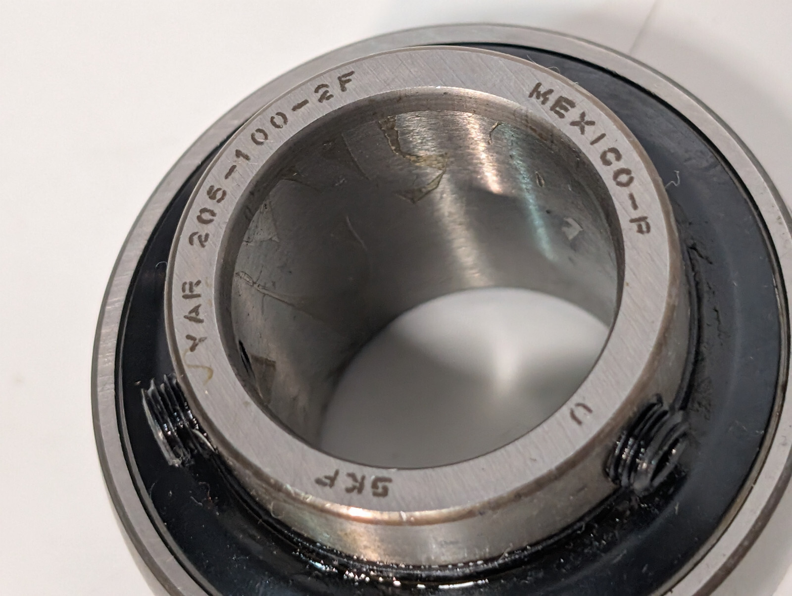SKF YAR205-100-2F Insert Ball Bearing, Made in Mexico, New Old Stock in Box