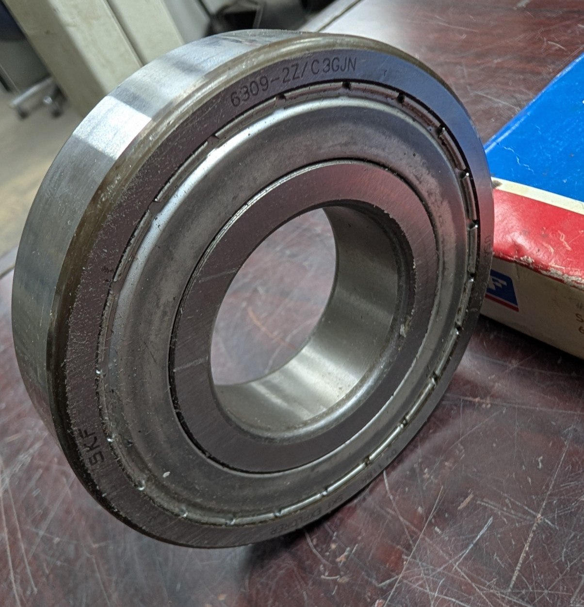 🤪 SKF RADIAL DEEP GROOVE BALL BEARING 45MM ID 100MM OD 6309 2ZJEM