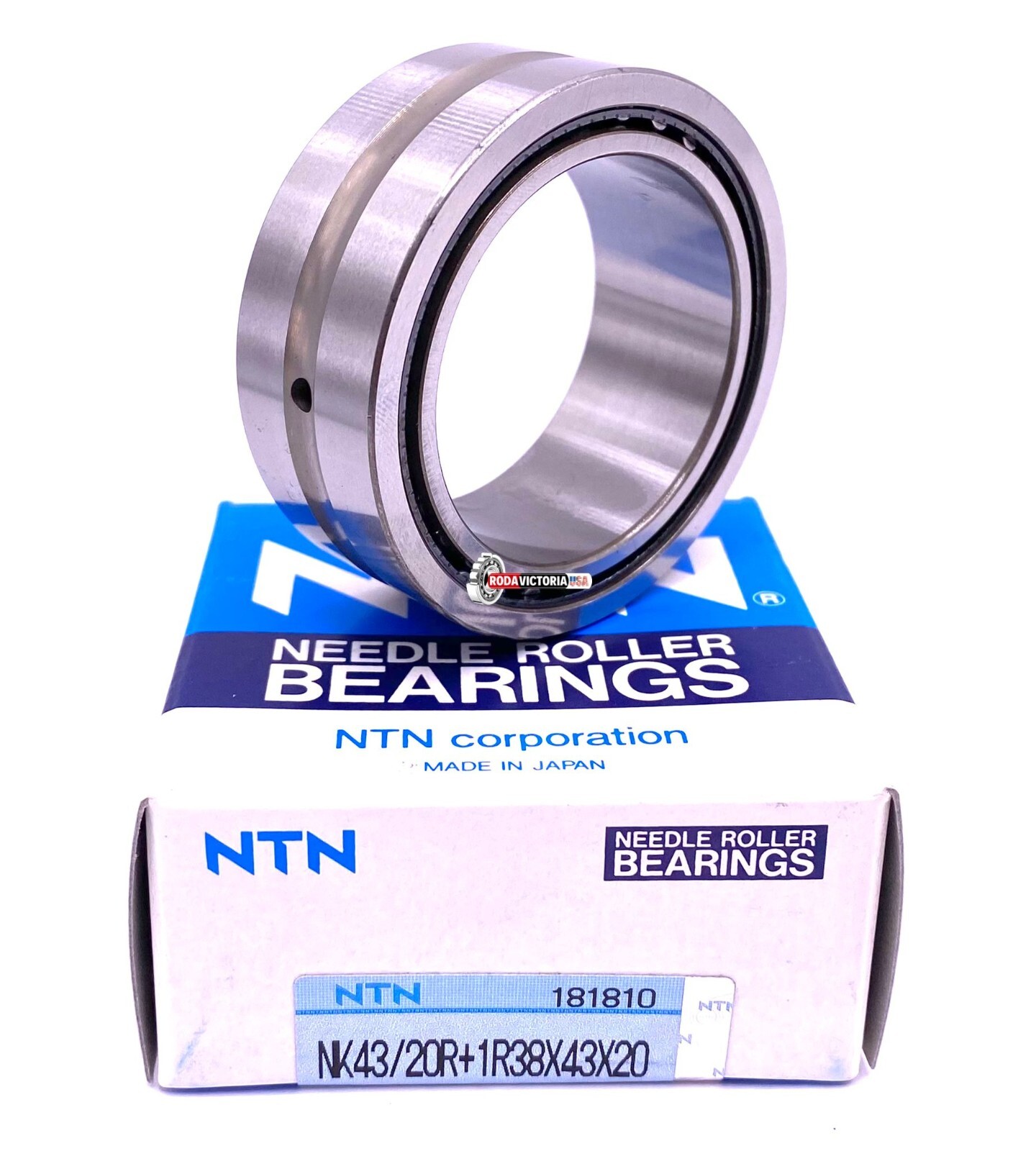 NTN NK43/20 R+1R38X43X20 Machined Needle Roller Bearing 38x53x20 mm