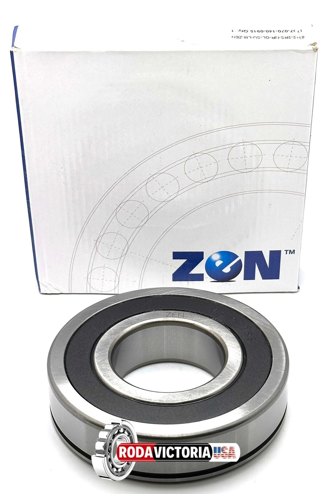 ZEN 6312 2RS DEEP GROOVE BALL BEARING, RUBBER SEALED 60x130x31mm