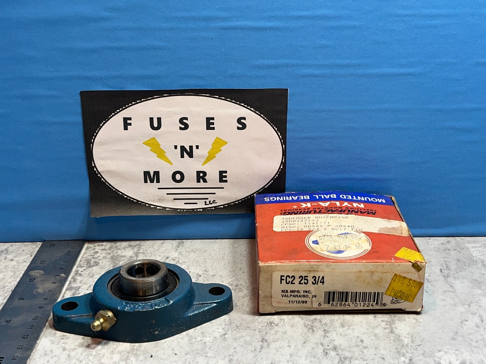 MB NYLA-K FC2 25 3/4- 2-BOLT FLANGE BEARING