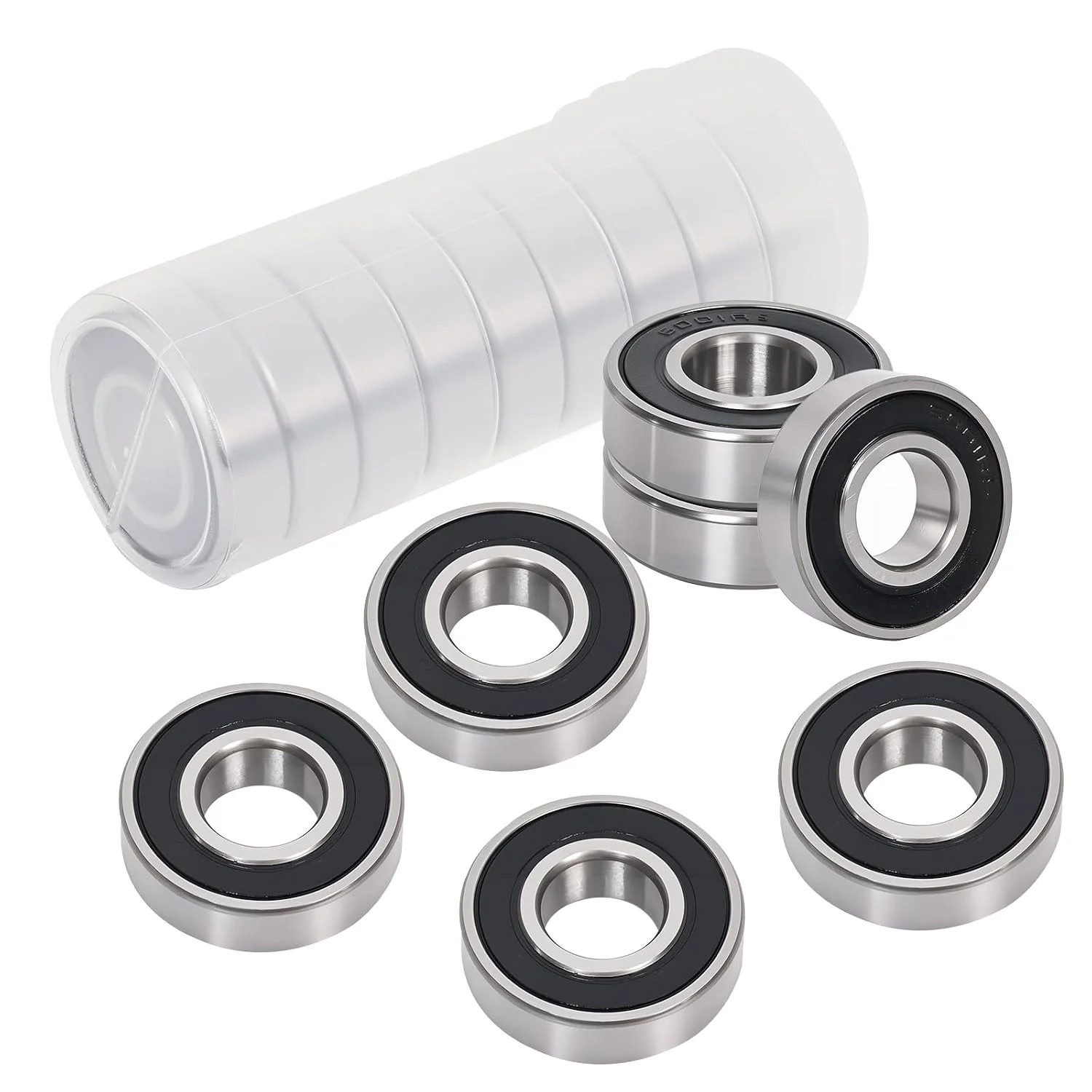 10Pcs 6202-2RS Deep Groove Ball Bearings15x35x11mm,Double Shielded Sealed Roller