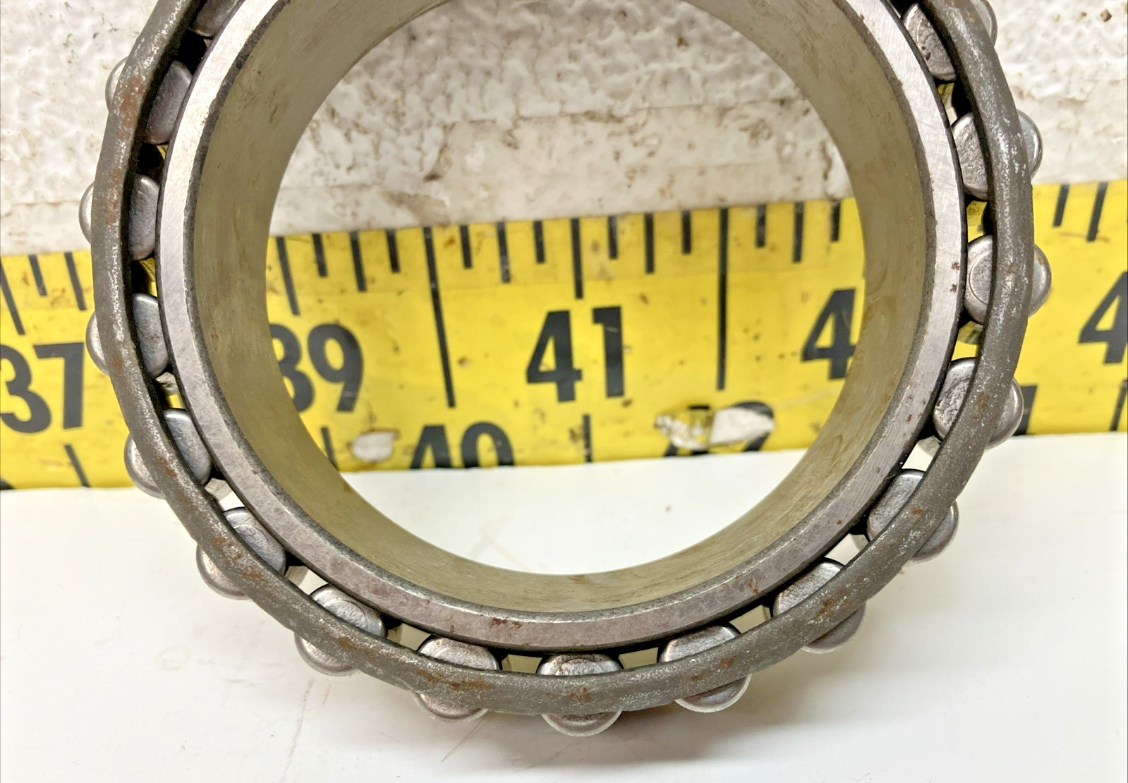 NOS Timken Tapered Roller Bearing 497 Bore: 3.37″ x OD 5.375″ x Width 1.172″ (1)