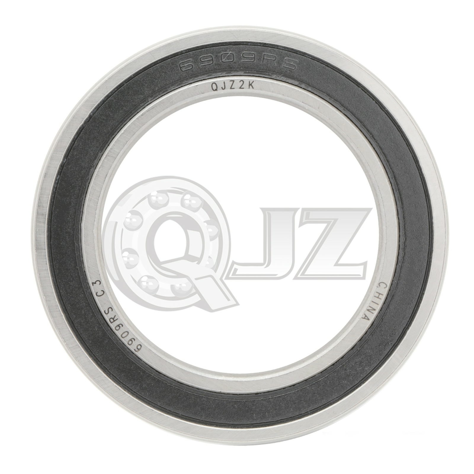 [50-Pk] 6909-2RS Radial/Deep Groove Ball Bearing 45mm x 68mm x 12mm Rubber Seal