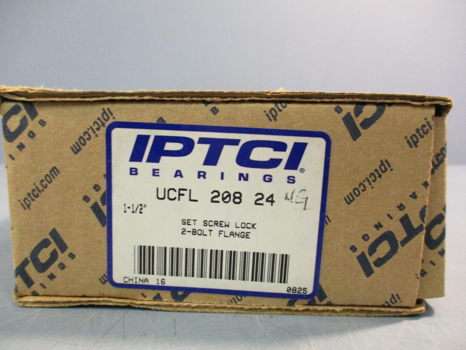 IPTCI UCFL 208 24-NG – 1-1/2″ BORE 2-Bolt Flange Bearing Set Screw Lock