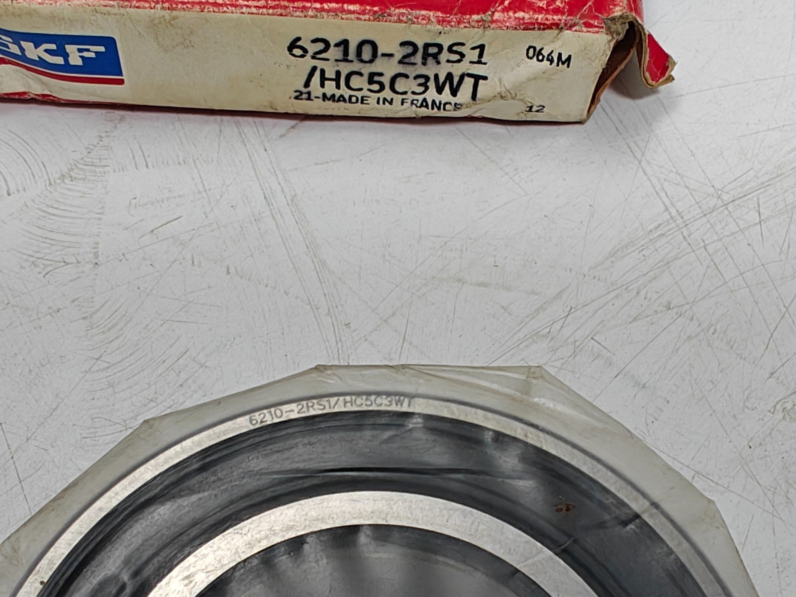 6210 2RS1 HC5C3WT SKF Hybrid Ceramic Deep Groove Ball Bearing 6210-2RS1/HC5C3WT
