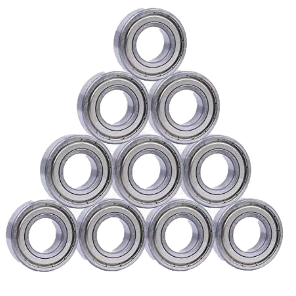 10-Pack 6202 ZZ EMQ Premium Ball Bearing ABEC3 15mmX35mmX11mm
