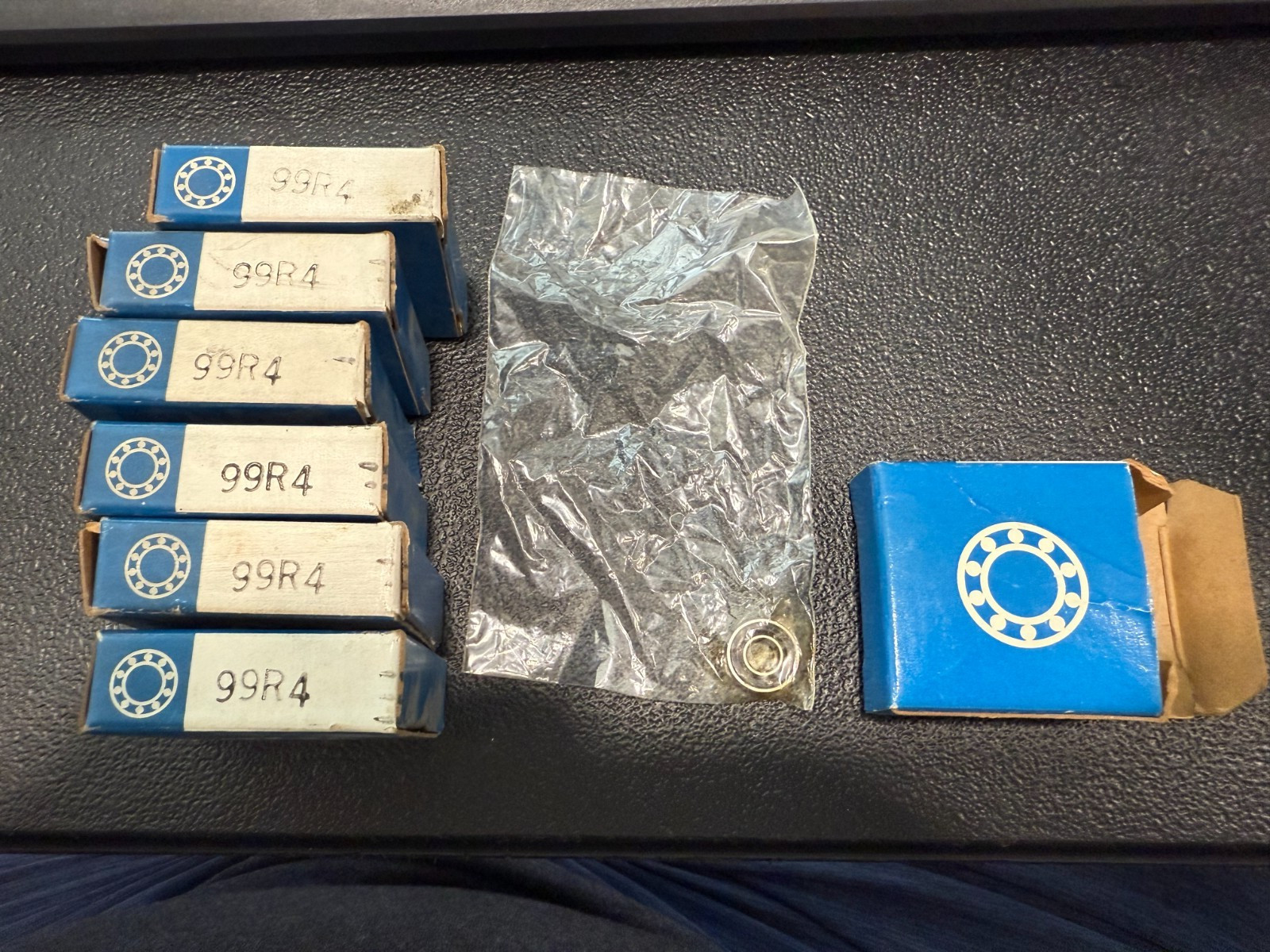 LOT OF 7 OF THE 99R4 IJK BEARINGS. NEW OLDER STOCK. FREE SHIPPING USPS.