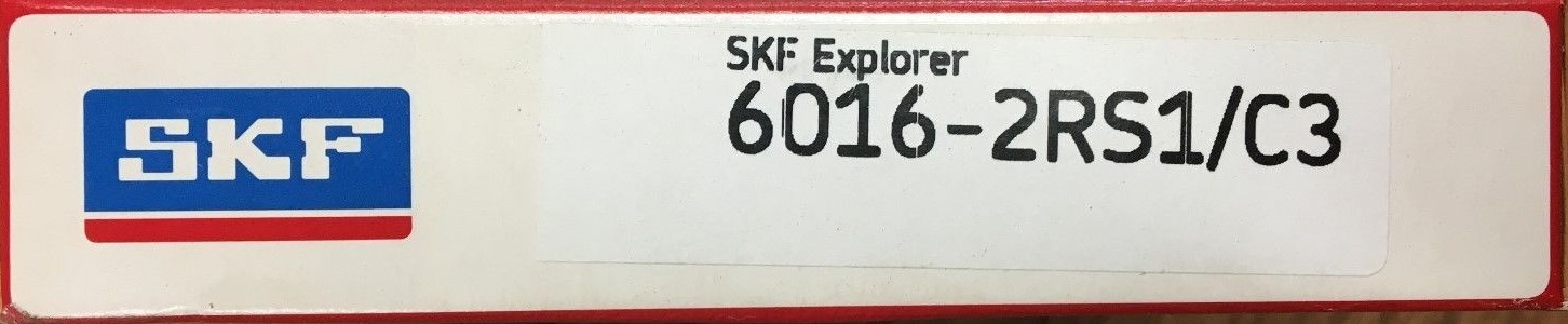 6016-2RS C3 SKF Bearing 80x122x22 (mm)