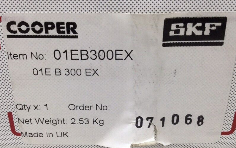 Cooper 01EB300EX Roller Bearing 3.000″ ID X 5.250″ OD X 2.409″ Width SKF