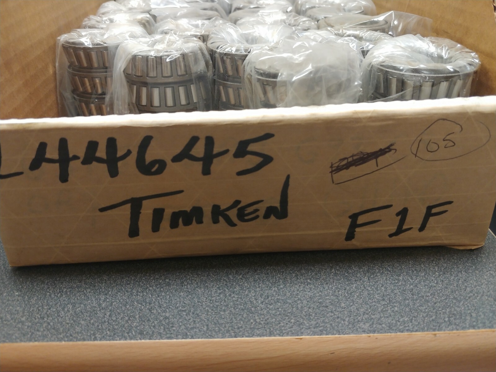 (5x) L44645 Timken New Taper Bearing Cone, 1.0231″ Bore, Made in England 
