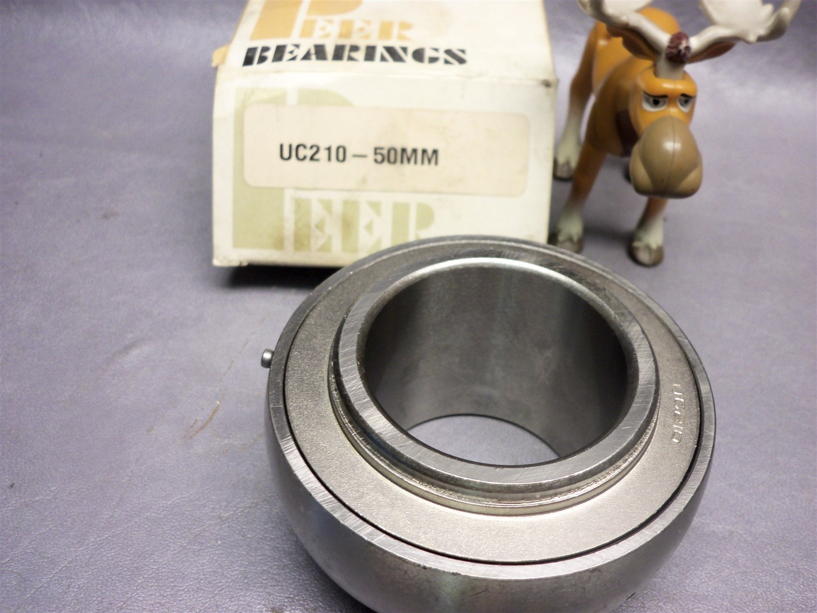 Peer UC210-50MM Insert Bearing w/ 2- Set Screws