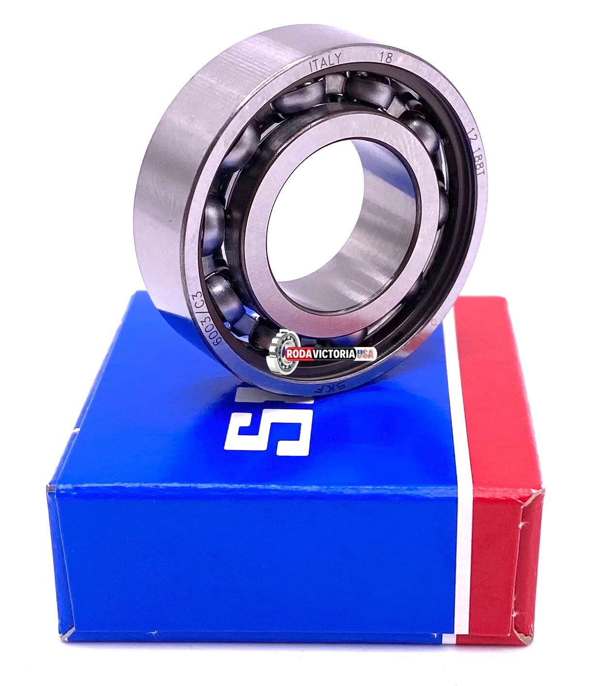 SKF 6003 C3 DEEP GROOVE BALL BEARING, OPEN, NO SEALS 17x35x10 mm