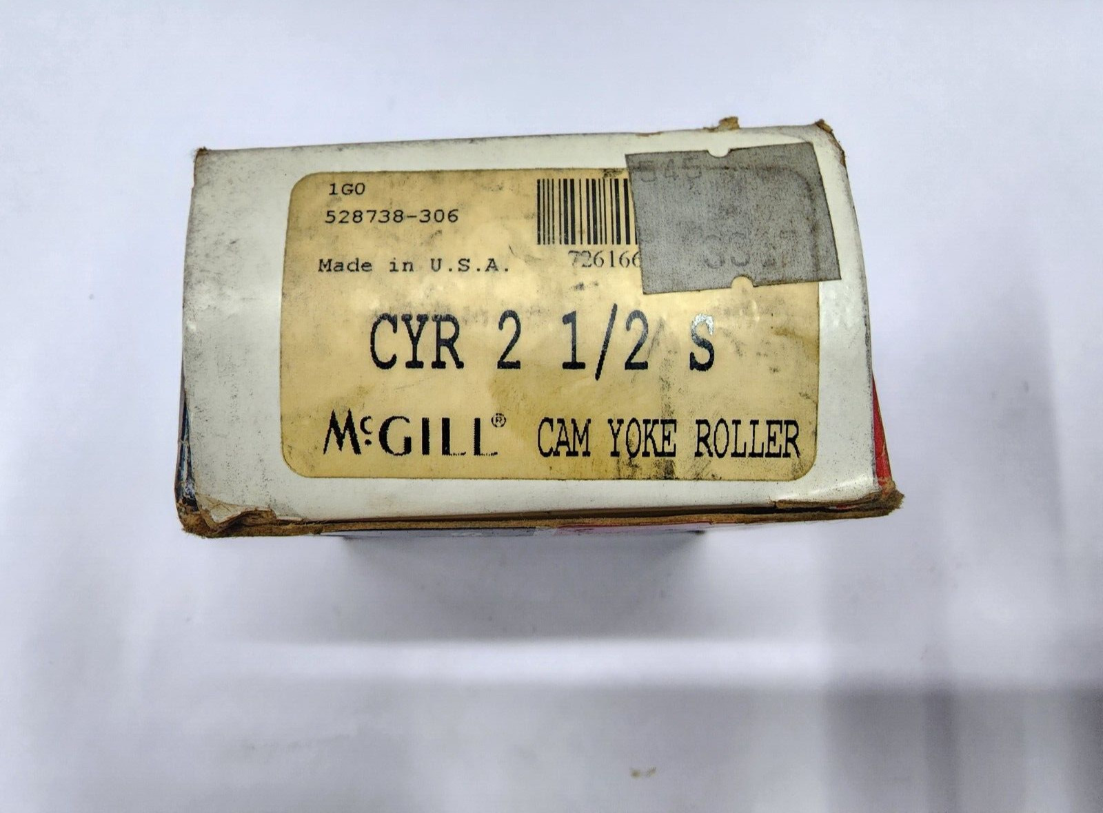CYR 2 1/2 S CAM YOKE ROLLER BEARING NEW BOX PACK MCGIL USA CYR2 1/2S