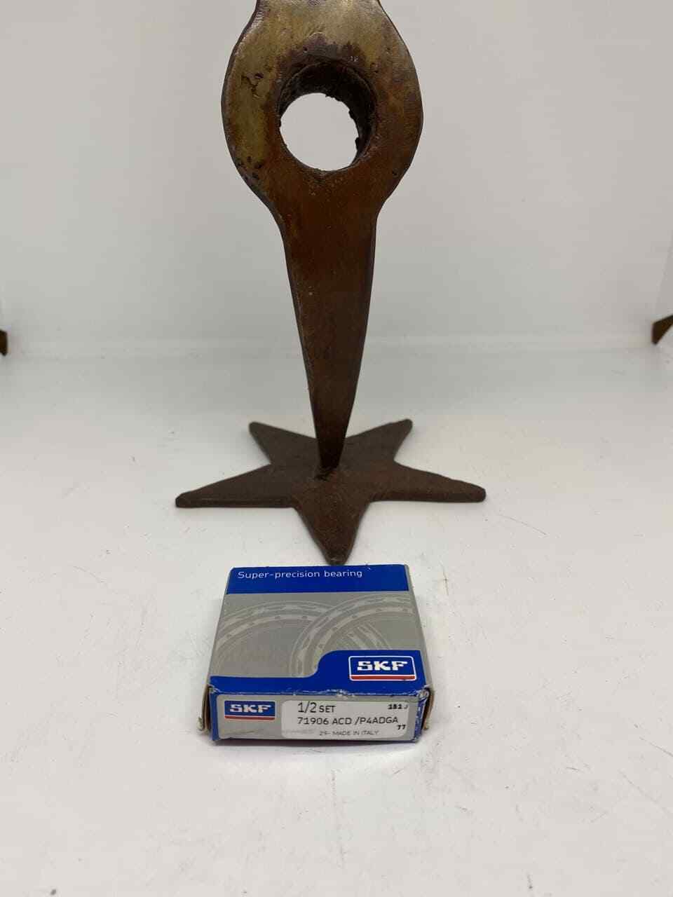 SKF 71906 ACD/P4ADGA 1/2-SET Super Precision Angular Contact Bearing 30X47X9 NEW