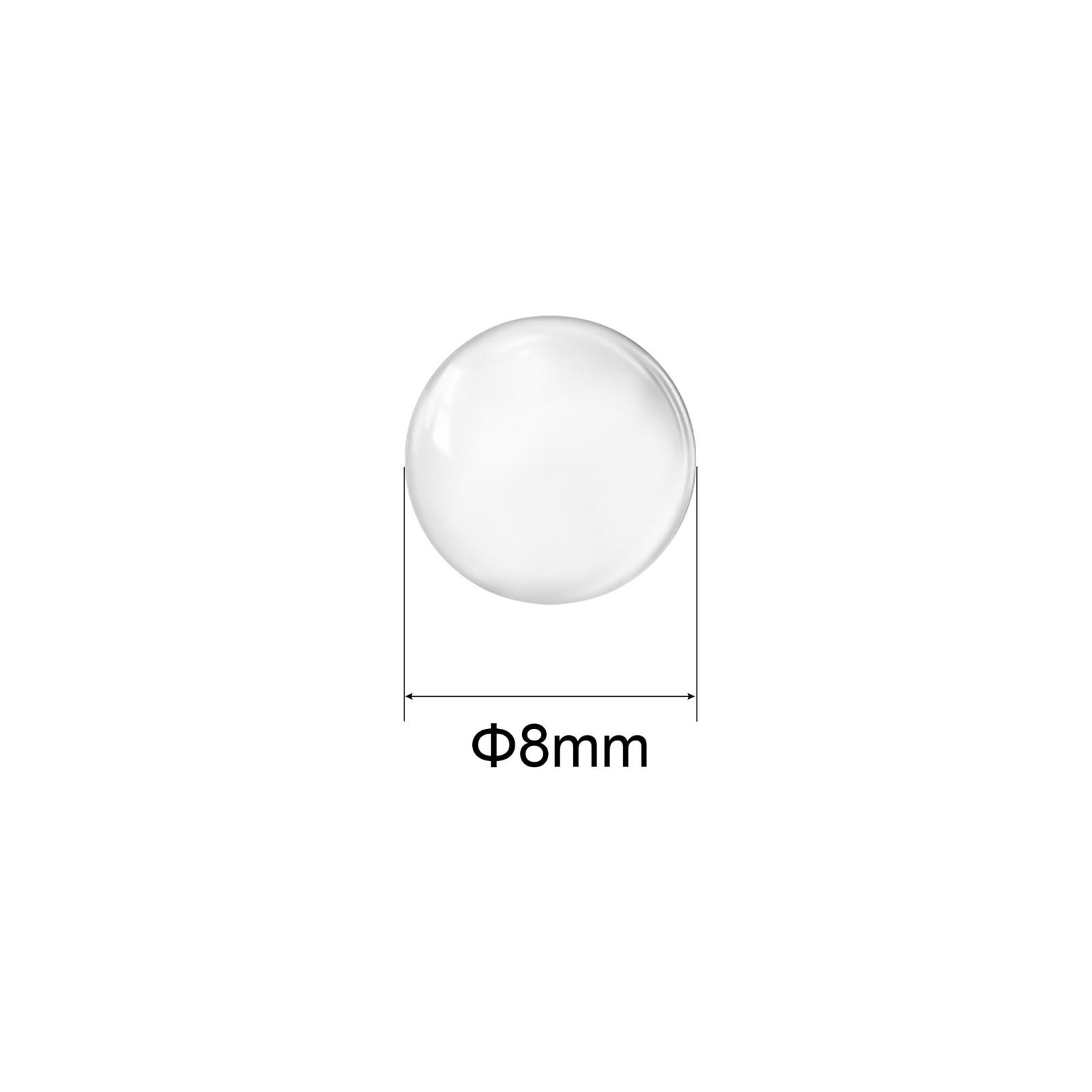 8mm Solid Round Clear Glass Ball Boiling Stones Soda Lime Glass Beads 100pcs