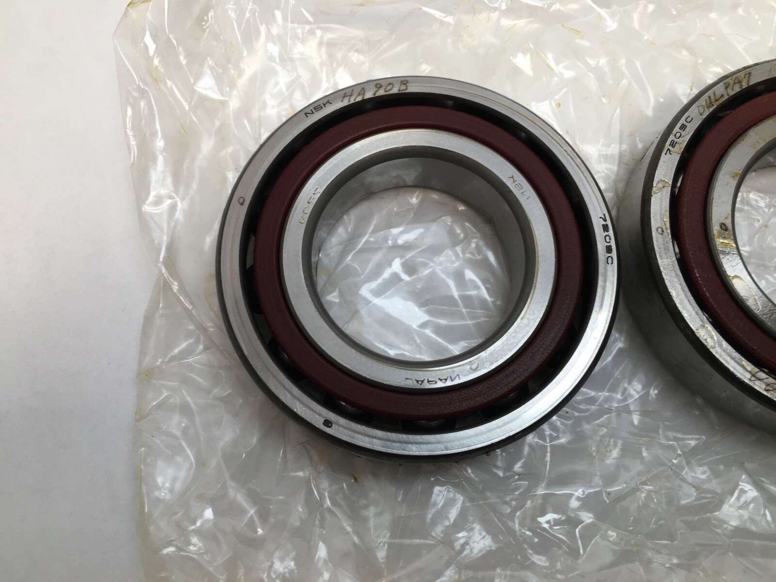NSK 7209CTDULPA7 Bearing 45x85x19 mm 7209-CT-DUL-PA7 ABEC7 Japan 2 Pcs
