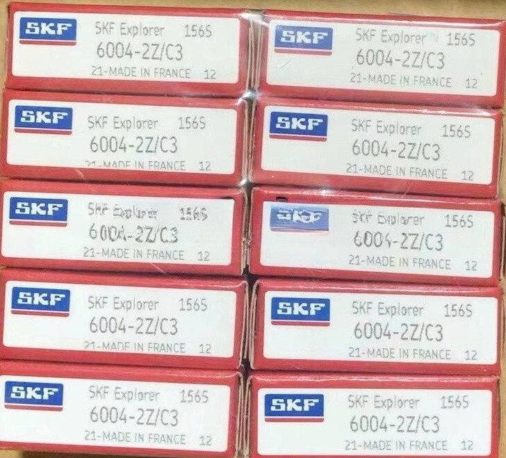 5PCS Brand New SKF 6004-2Z/C3 Single Row Deep Groove Ball Bearing