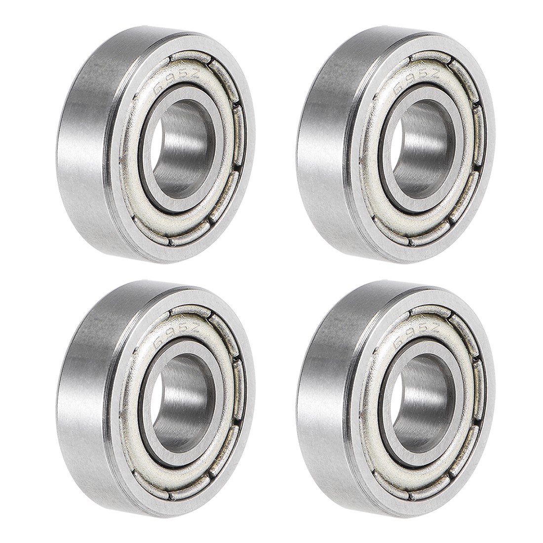 S695ZZ Deep Groove Ball Bearings 5x13x4mm Double Shielded Stainless Steel 4pcs