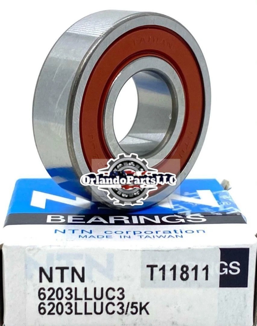 NTN 6203 LLU C3 BALL BEARING, RUBBER SEALED 6203 2RS 17x40x12mm