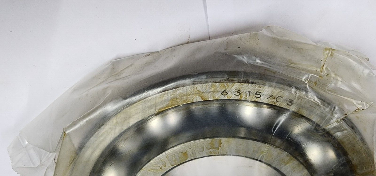 6315 C3 Single Row Deep Groove Rubber Sealed Ball Bearing 75x160x37mm SKF 6315C3