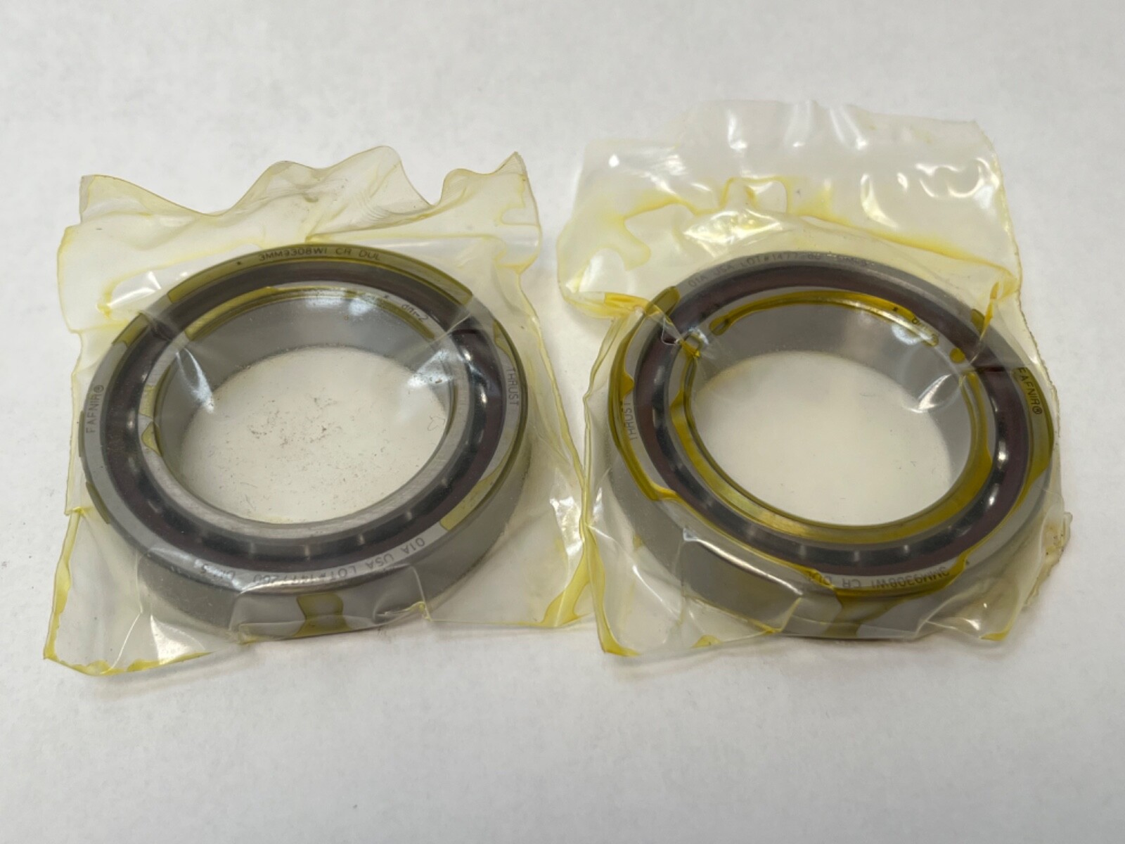 Fafnir 3MM9308WI-DUL Bearing 40x62x12 mm 7908A 3MM 9308 WI CR DUL USA 2 Pcs