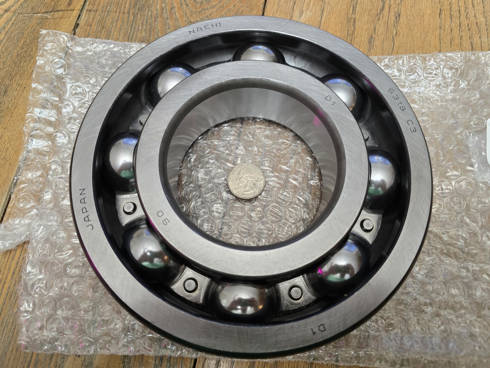 6318 Nachi MADE IN JAPAN Bearing Open C3 Japan 90x190x43 Ball Bearings