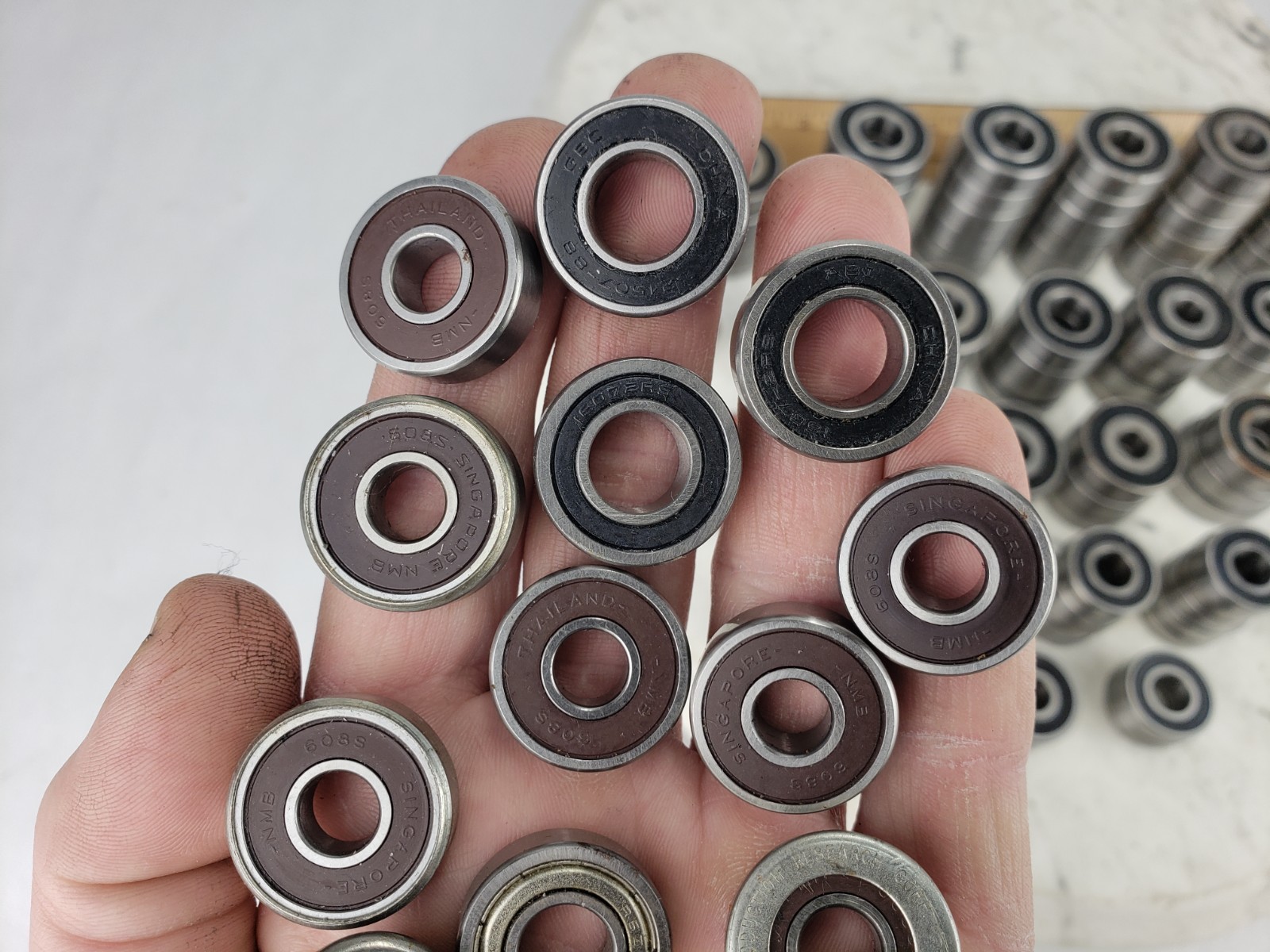 100+ Shield Ball Bearing Lot – Invacare 6201Z 1621 6301 99502 7/16″ 1/2 Bearings